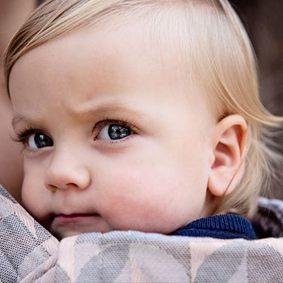 Fidella Fly Tai - MeiTai babycarrier Kaleidoscope Sand (Baby Size - From Birth) - Meh Dai - Fidella - Afterpay - Zippay Carry Them Close