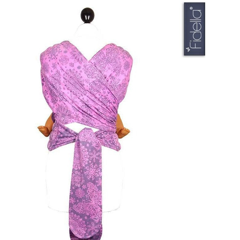 Fidella Fly Tai - MeiTai babycarrier Iced Butterfly Violet (Baby Size - From birth) - Meh Dai - Fidella - Afterpay - Zippay Carry Them Close