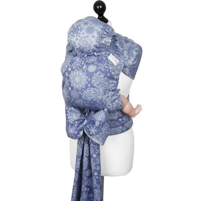 Fidella Fly Tai (MeiTai) - Iced Butterfly Pearl Blue (Baby Size - From Birth) - Meh Dai - Fidella - Afterpay - Zippay Carry Them Close