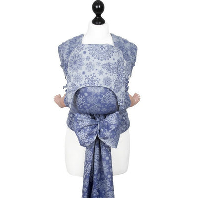 Fidella Fly Tai (MeiTai) - Iced Butterfly Pearl Blue (Baby Size - From Birth) - Meh Dai - Fidella - Afterpay - Zippay Carry Them Close