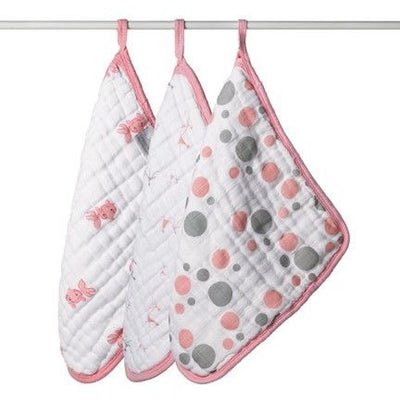 Aden and Anais - Wash Cloth Set - Bathing Beauty - Bath - Aden and Anais - Afterpay - Zippay Carry Them Close