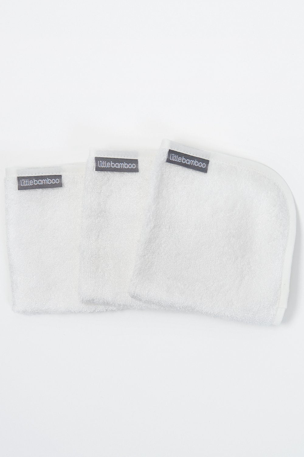 Little Bamboo - Towelling Washers (3pk) Natural