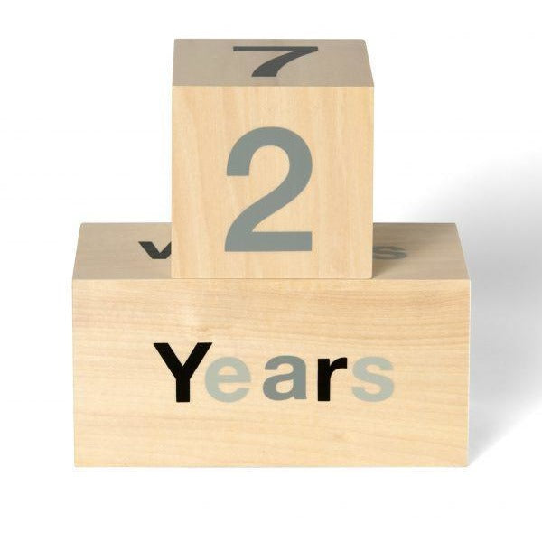 All4Ella Milestone Blocks - Black (wood) - Gift - All4Ella - Afterpay - Zippay Carry Them Close