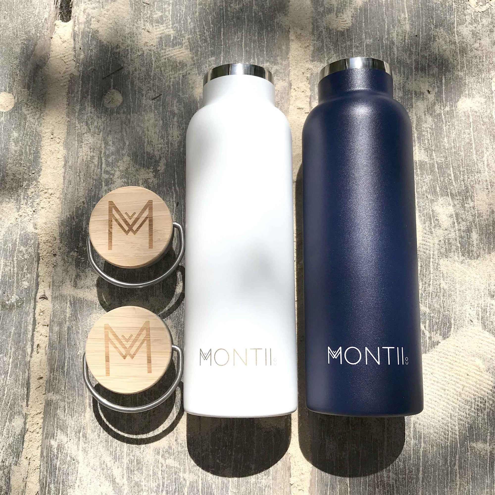 Montii Co Original Drink Bottle - White