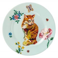 Petit Jour - Jungle Baby Plate - Ginger Cat