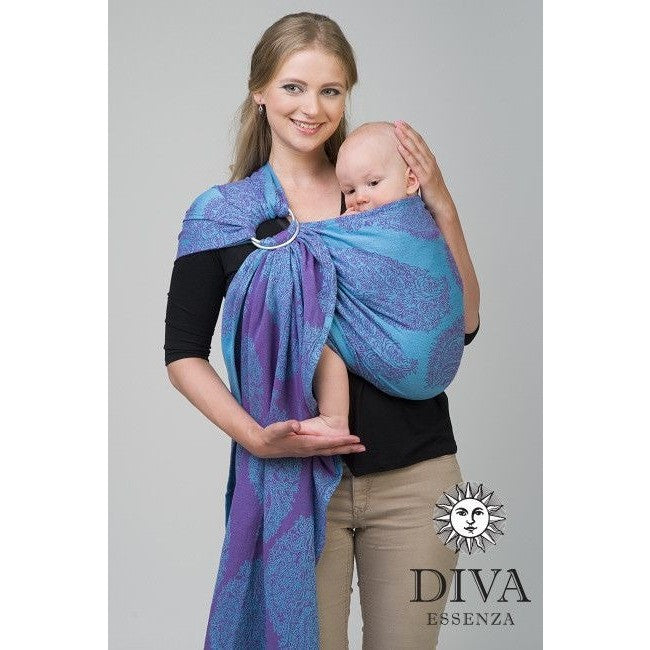 Diva Milano - Diva Essenza Ring Sling - Celeste - Ring Sling - Diva Milano - Afterpay - Zippay Carry Them Close