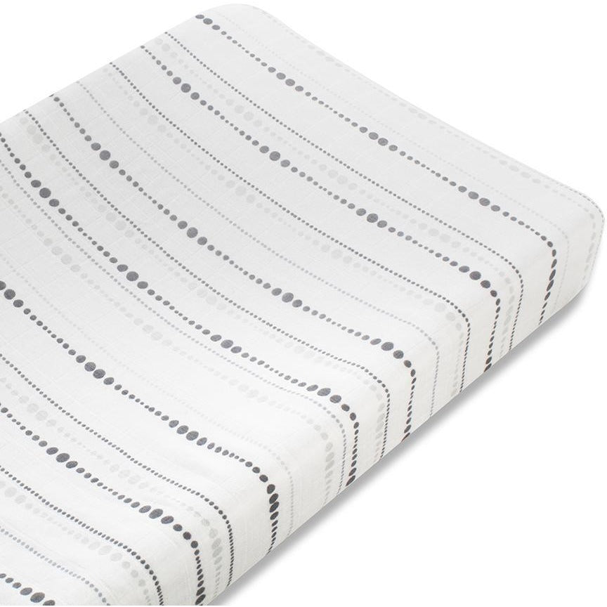 Aden and Anais - Changing Pad Cover Bamboo - Moonlight Bead - nursery - Aden and Anais - Afterpay - Zippay Carry Them Close