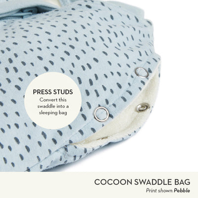 ErgoPouch - Cocoon Swaddle Bag Winter (2.5TOG) - Pebble