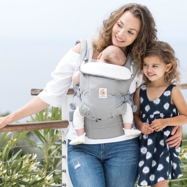 Ergobaby Adapt Award Winning Ergonomic Multi-Position Baby Carrier, Newborn  to Toddler, Confetti