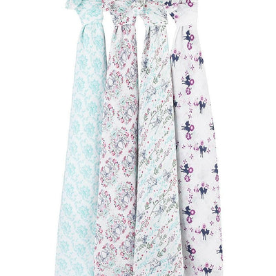 Aden and Anais - Classic Swaddles Disney - Baby Bambi (4 Pack) - swaddle - Aden and Anais - Afterpay - Zippay Carry Them Close