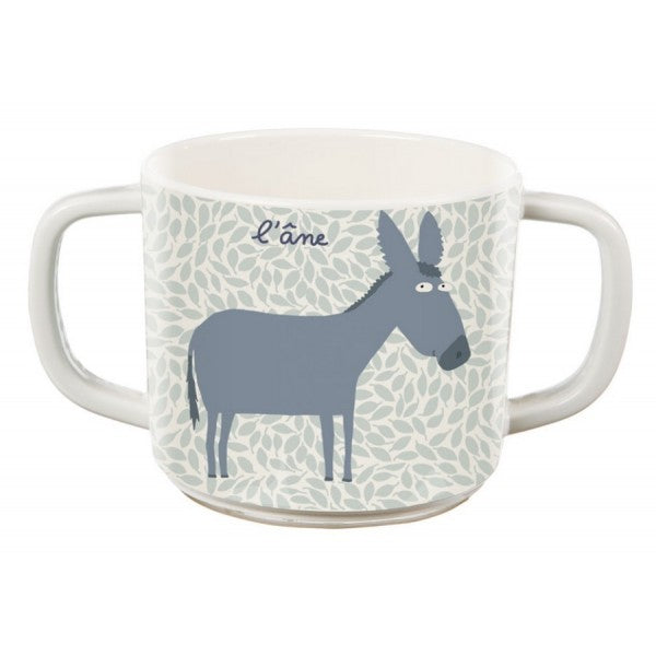 Petit Jour - Double Handled Cup with Anti-slip Base - Farm Yard