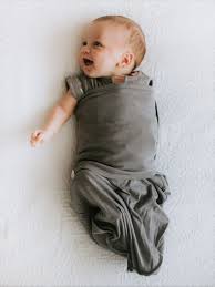 Embe - Baby Swaddle Classic Transitional SwaddleOut - Slate