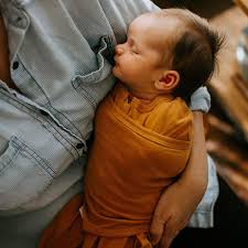 Embe - Baby Swaddle Classic Transitional SwaddleOut - Burnt Orange