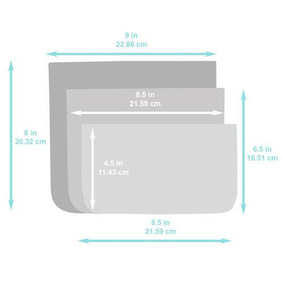 Bumkins - Clear Travel Bags (3pk) - Arrows
