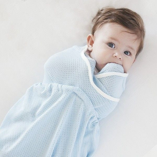 Ergobaby Lightweight Swaddler - Blue (One Size), , swaddle, Ergobaby, Carry Them Close - 1