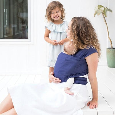 Ergobaby Lightweight Aura Stretchy Wrap - Indigo - Stretchy Wrap - Ergobaby - Afterpay - Zippay Carry Them Close