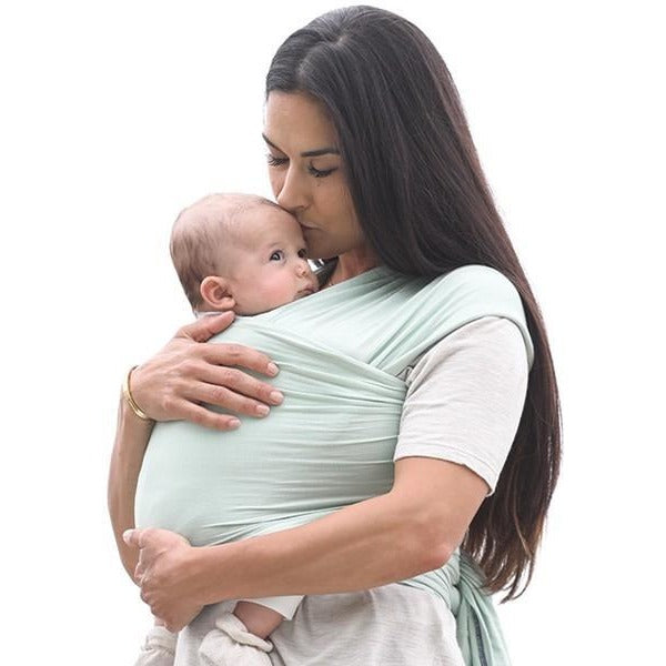 Ergobaby Lightweight Aura Stretchy Wrap - Sage - Stretchy Wrap - Ergobaby - Afterpay - Zippay Carry Them Close