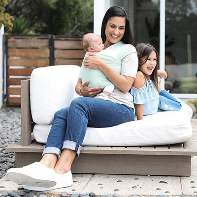 Ergobaby Lightweight Aura Stretchy Wrap - Sage - Stretchy Wrap - Ergobaby - Afterpay - Zippay Carry Them Close