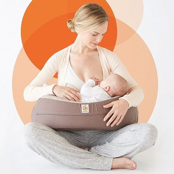 Ergobaby Nursing Pillow - Brown - Nursing Pillow - Ergobaby - Afterpay - Zippay Carry Them Close