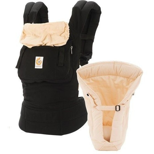 Ergobaby Bundle of Joy (Carrier + Insert) - black camel - Baby Carrier - Ergobaby - Afterpay - Zippay Carry Them Close
