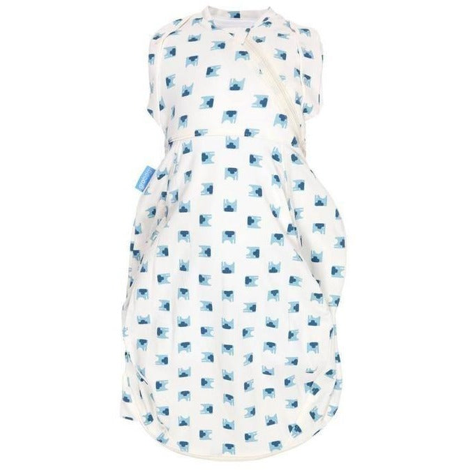 Grobag Newborn Plus Swaddle (Light Weight) - Orla Kiely Elephant - swaddle - The Gro Company - Afterpay - Zippay Carry Them Close
