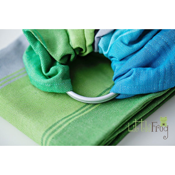 Little Frog Ring Sling - Linen Opal - Ring Sling - Little Frog - Afterpay - Zippay Carry Them Close