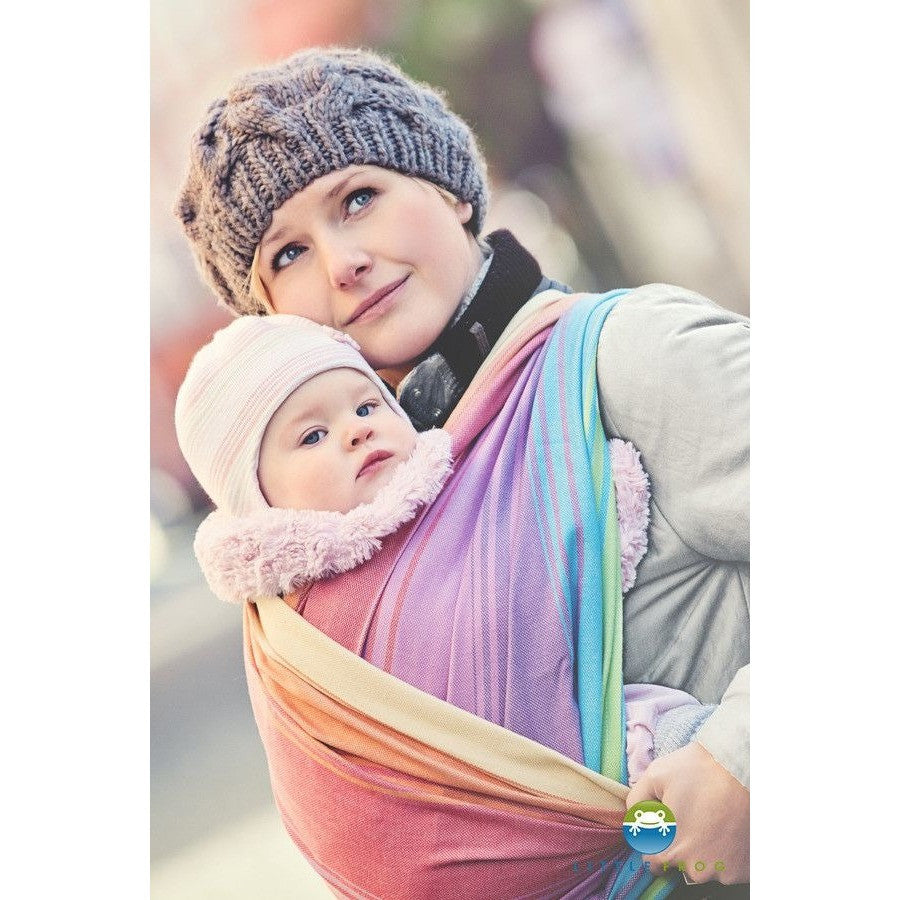 Little Frog Woven Wrap - Sandy Agate II - Woven Wrap - Little Frog - Afterpay - Zippay Carry Them Close