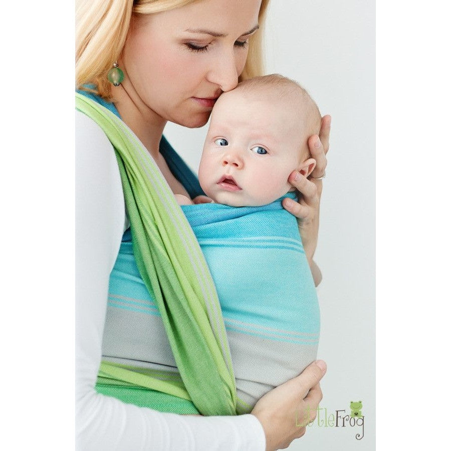 Little Frog Woven Wrap - Stony Opal, , Woven Wrap, Little Frog, Carry Them Close - 1