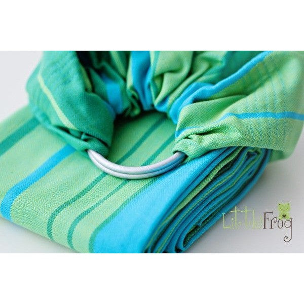 Little Frog Ring Sling - Turquoise, , Ring Sling, Little Frog, Carry Them Close