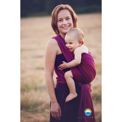 Little Frog Woven Wrap - Cherry Rhodonite - Woven Wrap - Little Frog - Afterpay - Zippay Carry Them Close