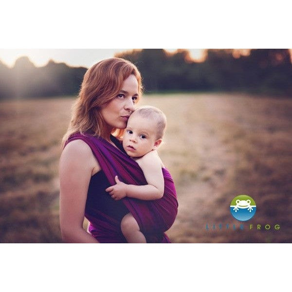 Little Frog Woven Wrap - Cherry Rhodonite - Woven Wrap - Little Frog - Afterpay - Zippay Carry Them Close