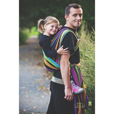 Little Frog Woven Wrap - Fluorite - Woven Wrap - Little Frog - Afterpay - Zippay Carry Them Close