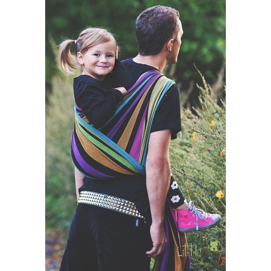 Little Frog Woven Wrap - Fluorite - Woven Wrap - Little Frog - Afterpay - Zippay Carry Them Close