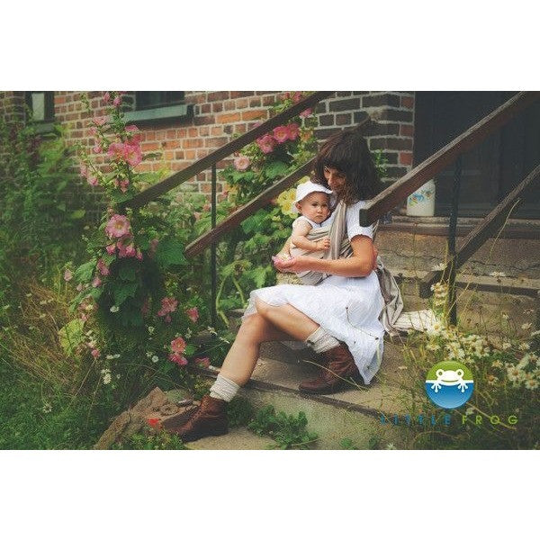 Little Frog Woven Wrap - Smoky Quartz - Woven Wrap - Little Frog - Afterpay - Zippay Carry Them Close