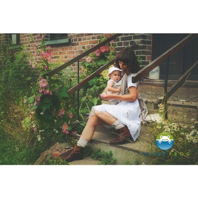 Little Frog Woven Wrap - Smoky Quartz - Woven Wrap - Little Frog - Afterpay - Zippay Carry Them Close