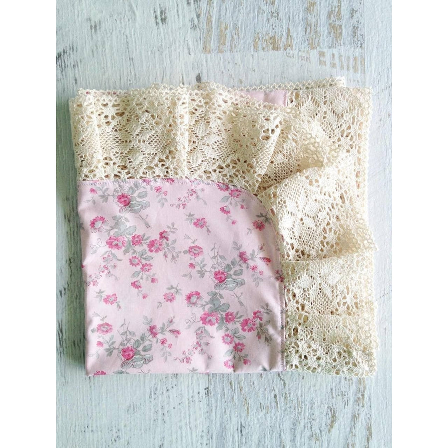 Tilly and Otto - Couture lace swaddle in Paris Petite Pink - Swaddle - Tilly and Otto - Afterpay - Zippay Carry Them Close