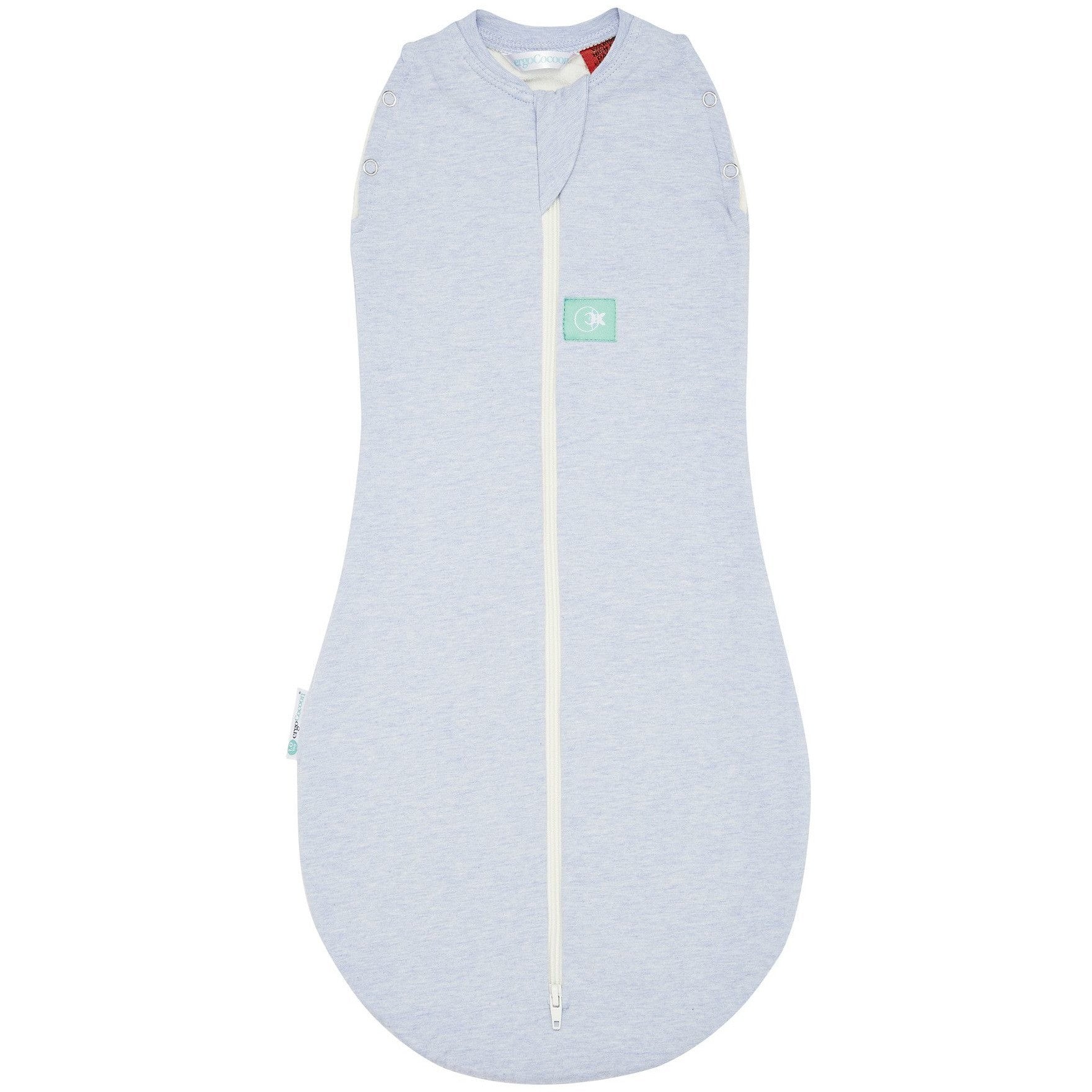 ErgoPouch - ErgoCocoon Summer Swaddle & Sleeping Bag (0.2TOG) - Tribal Blue, , Swaddle, ErgoCocoon, Carry Them Close - 2