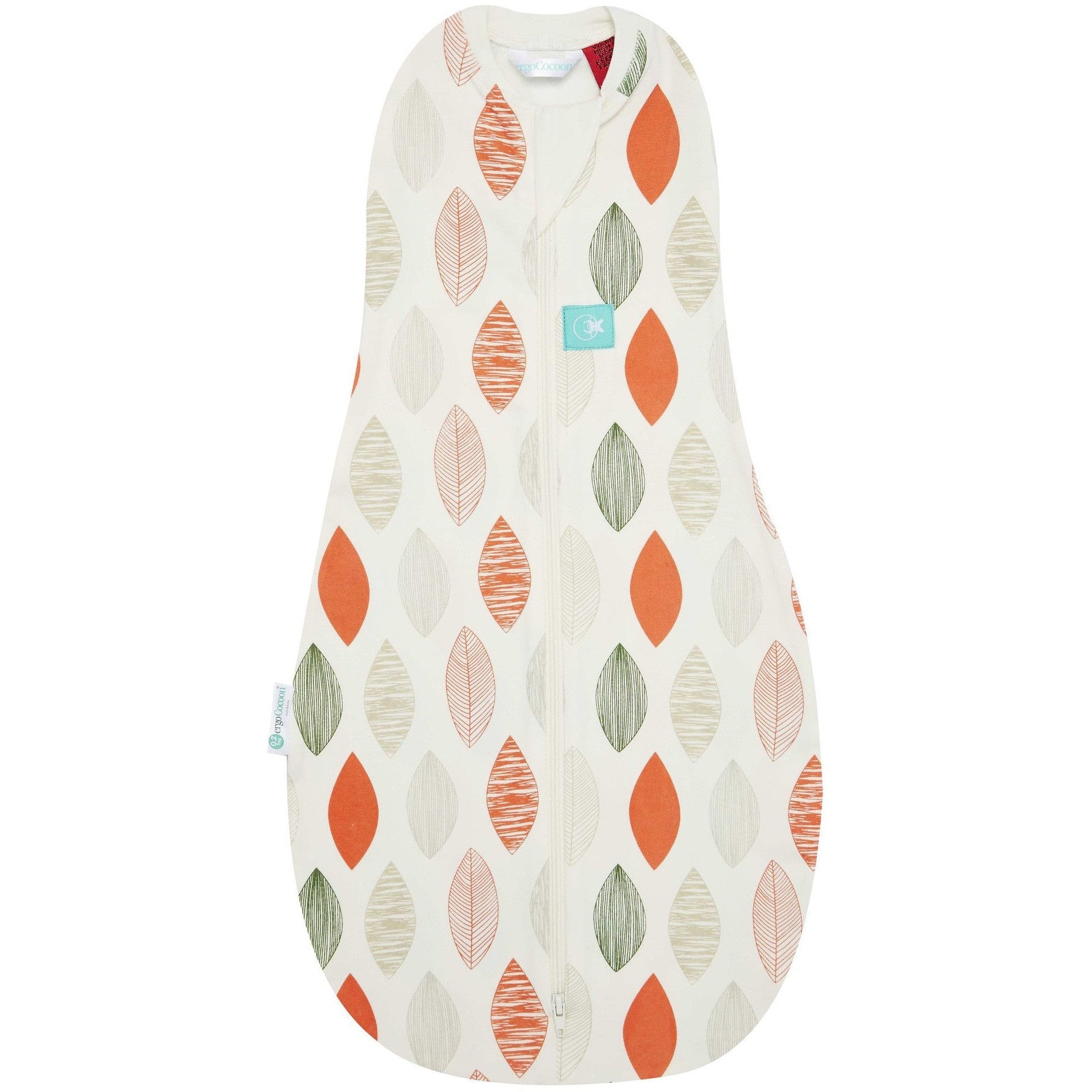 ErgoPouch - ErgoCocoon Autumn / Spring Swaddle & Sleeping Bag (1TOG) - Blush Leaf, , Swaddle, ErgoCocoon, Carry Them Close - 5