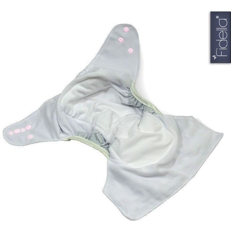 Fidella - All In One Cloth Nappy - Iced Butterfly violet - Cloth Nappies - Fidella - Afterpay - Zippay Carry Them Close