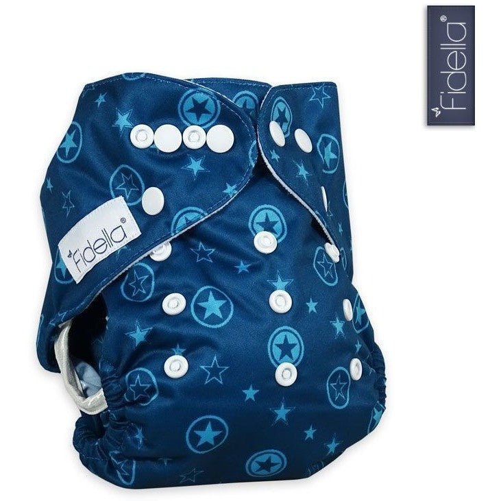 Fidella - All In One Cloth Nappy - Outer Space blue - Cloth Nappies - Fidella - Afterpay - Zippay Carry Them Close