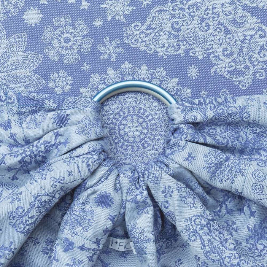 Fidella Ring Sling - Iced Butterfly - Pearl Blue, , Ring Sling, Fidella, Carry Them Close - 1