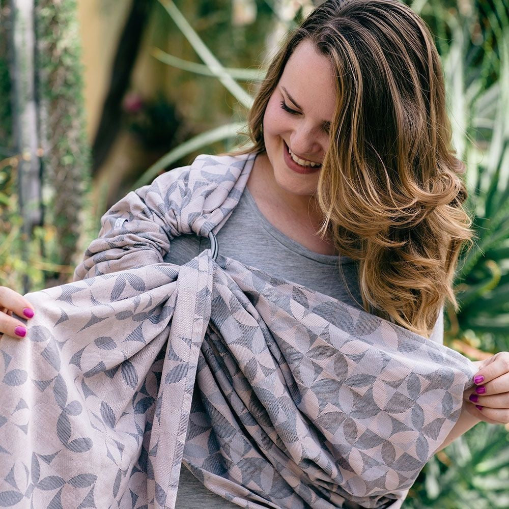 Fidella Ring Sling - Kaleidoscope Sand - Ring Sling - Fidella - Afterpay - Zippay Carry Them Close