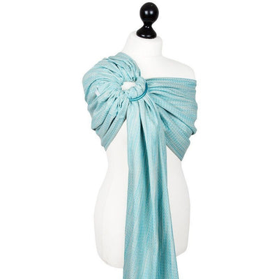 Fidella Ring Sling - Heart Rows Gradient Sky - Ring Sling - Fidella - Afterpay - Zippay Carry Them Close