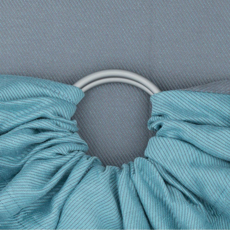 Fidella Ring Sling - Lines Blue Stone - Ring Sling - Fidella - Afterpay - Zippay Carry Them Close
