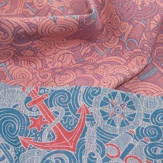 Fidella Woven Wrap - Sea Anchor Maritime Blue - Woven Wrap - Fidella - Afterpay - Zippay Carry Them Close