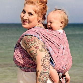 Fidella Woven Wrap - Sea Anchor Maritime Blue - Woven Wrap - Fidella - Afterpay - Zippay Carry Them Close