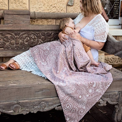 Fidella Woven Wrap - Masala Henna bamboo - Woven Wrap - Fidella - Afterpay - Zippay Carry Them Close