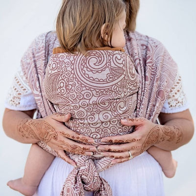 Fidella Woven Wrap - Masala Henna bamboo - Woven Wrap - Fidella - Afterpay - Zippay Carry Them Close