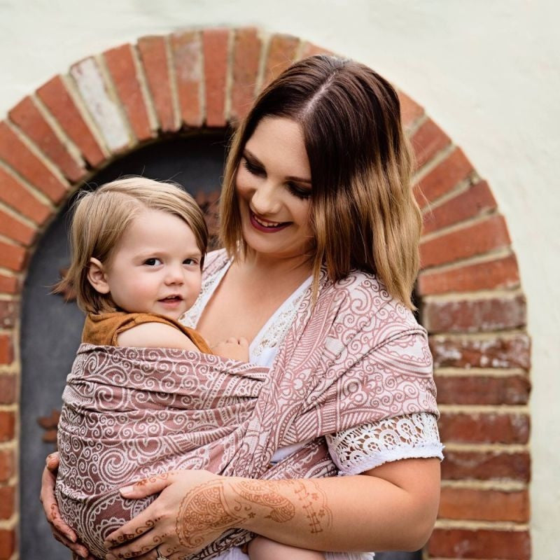 Fidella Woven Wrap - Masala Henna bamboo - Woven Wrap - Fidella - Afterpay - Zippay Carry Them Close