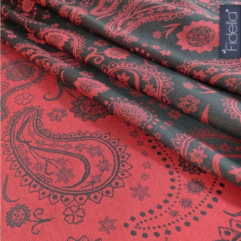 Fidella Woven Wrap - Persian Paisley Hot Larva - Woven Wrap - Fidella - Afterpay - Zippay Carry Them Close